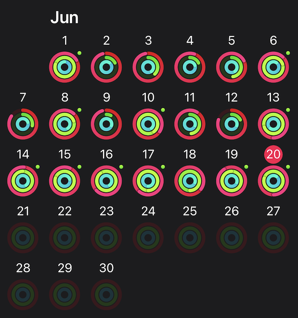 Movement Calendar